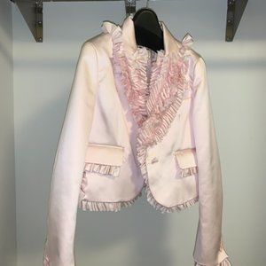Comme Des Garcons- Pink Ruffled Coat